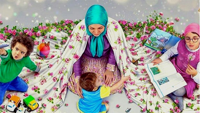 Iranian women in celebration of Nowruz