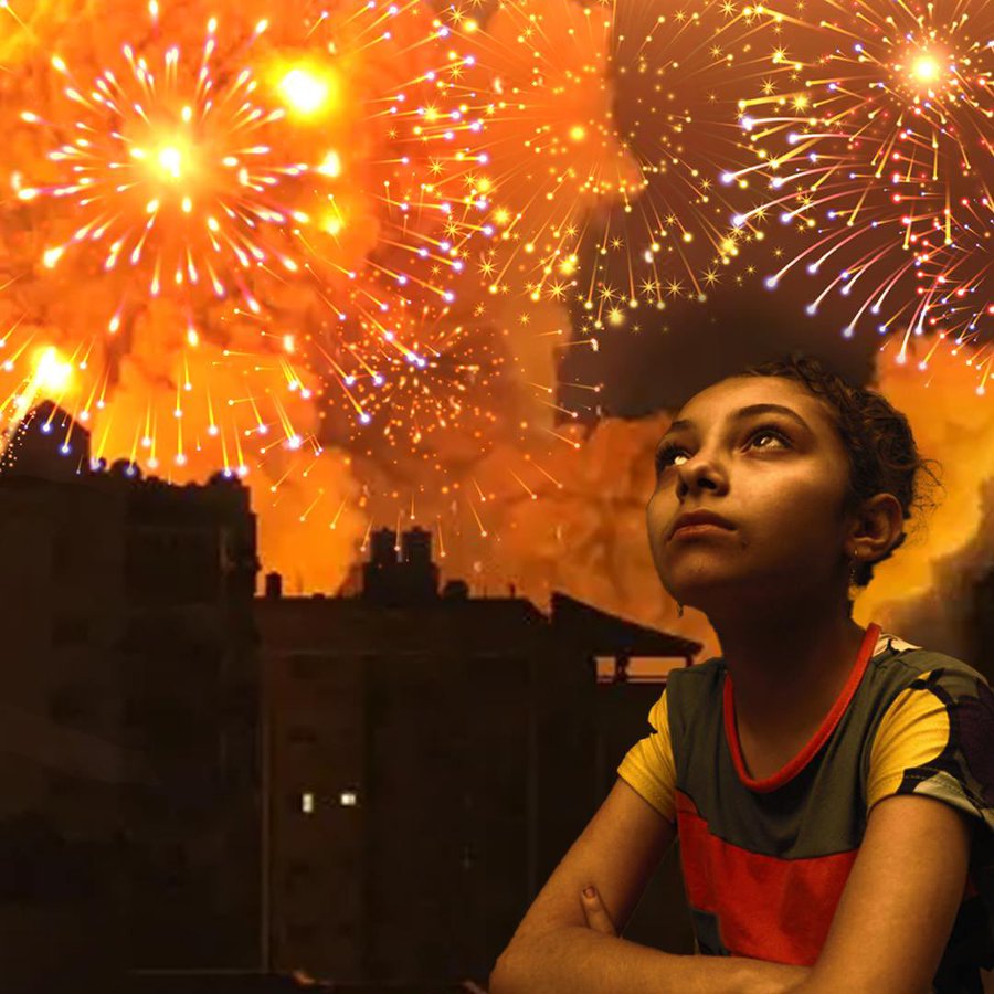 Fireworks much scarier for Palestine