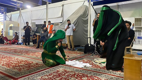شاهد: عرض أول تعزية إيرانية عن الإمام الحسين (ع) في كربلاء