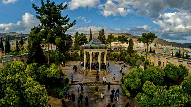 Exceptional view of Hafez tomb