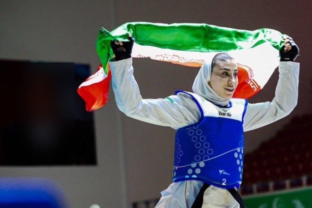 Iranian female athlete makes history