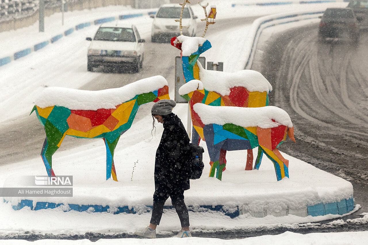 Let's catch snowy day in Tabriz
