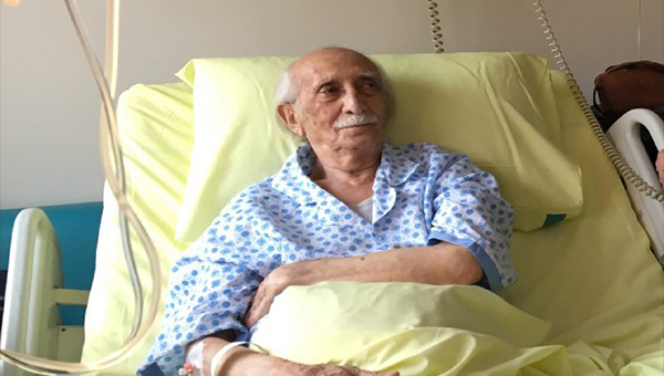 شاهد:المخضرم اسد زادة قبيل مغادرة المستشفى