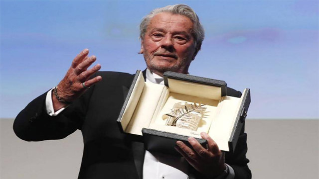 French actor Alain Delon receives Cannes honorary prize
