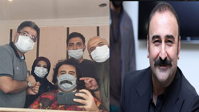 Iran actor shares makeup test with face mask